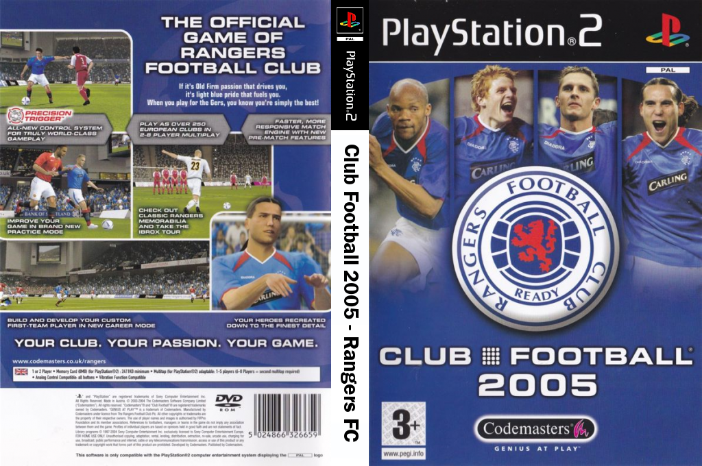 Club Football 2005 - Rangers FC — box-texture (EU)