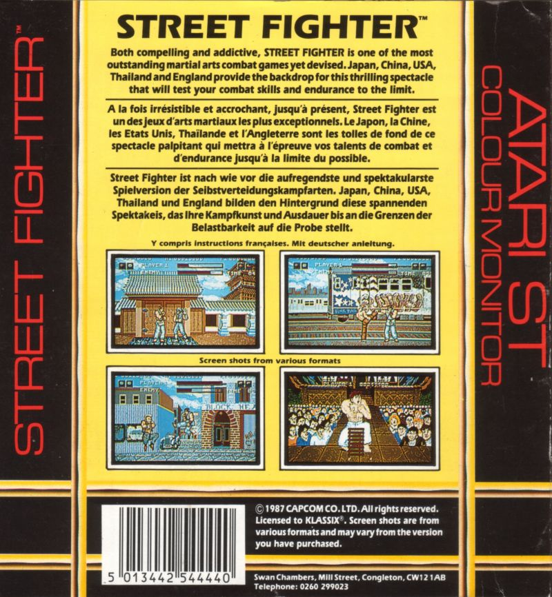 Street Fighter — box-2D-back (EU)