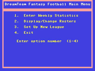 Dream Team Fantasy Football — ss (WOR)