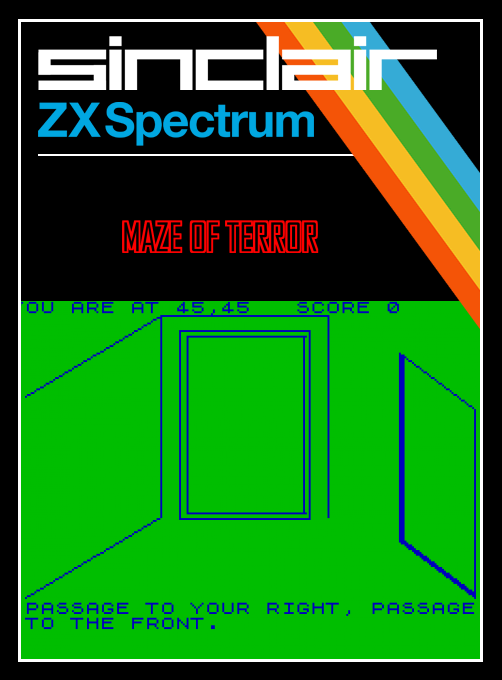 Maze of Terror box art