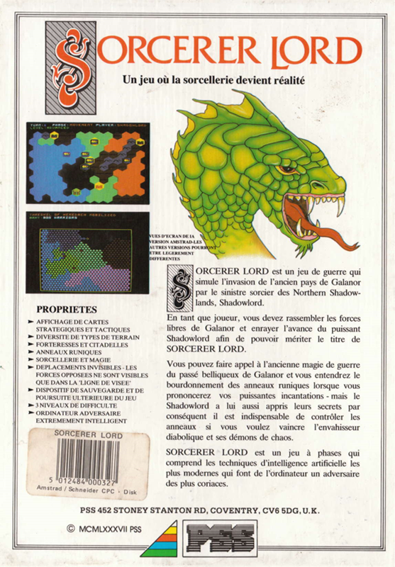 Sorcerer Lord — box-2D-back (FR)