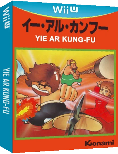 Yie Ar Kung-Fu — box-3D (JP)