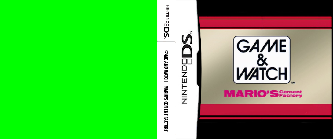 Game and Watch - Mario's Cement Factory — box-texture (WOR)