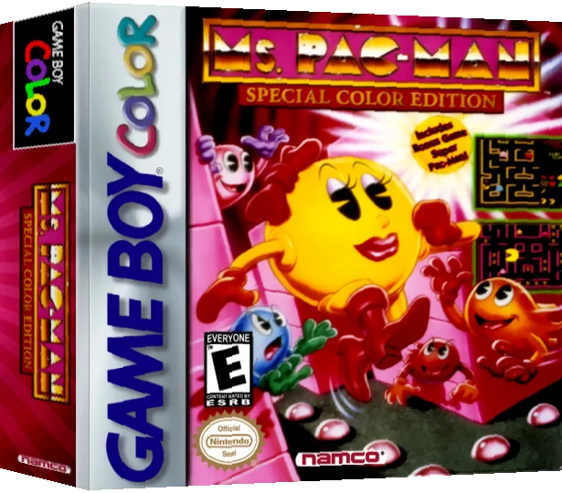 Ms. Pac-Man - Special Colour Edition — box-3D (US)
