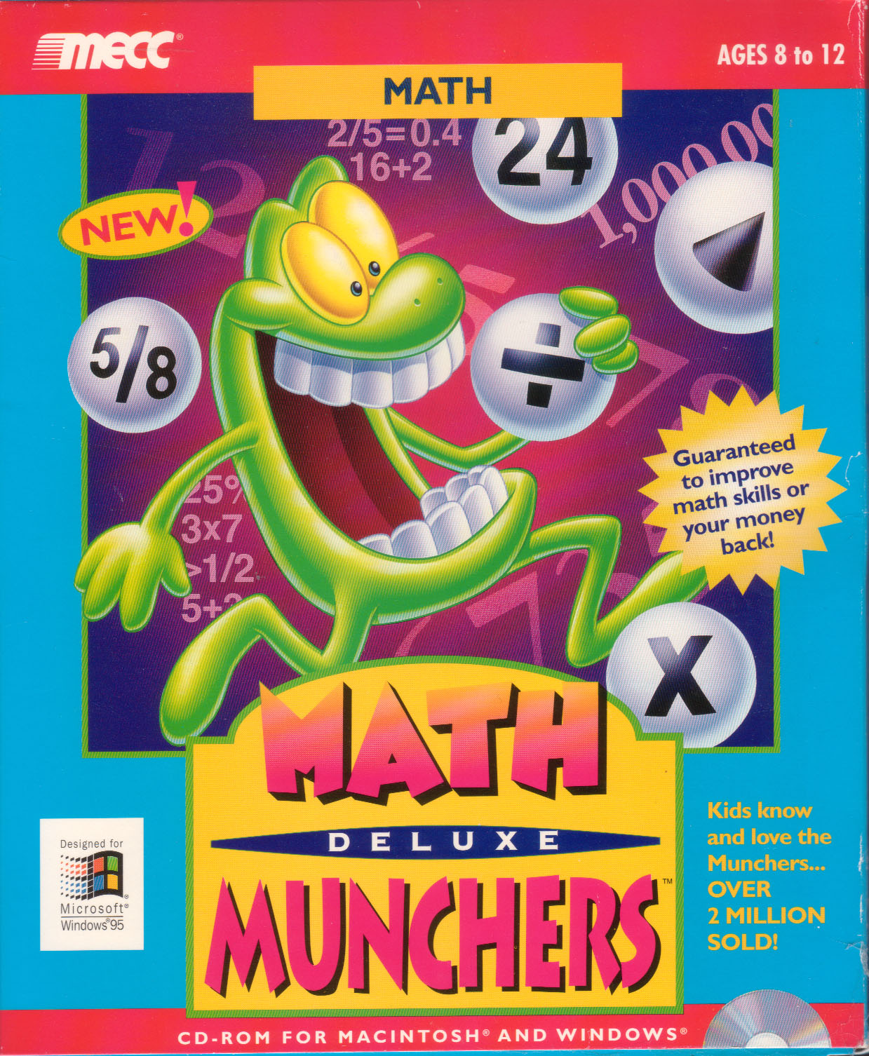 Math Munchers Deluxe box art
