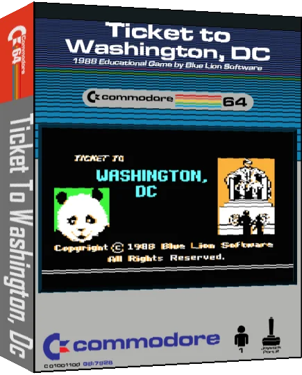 Ticket to Washington, DC — box-3D (CUS)