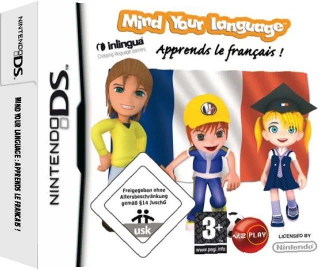Mind Your Language - Apprends le Francais! — box-3D (EU)