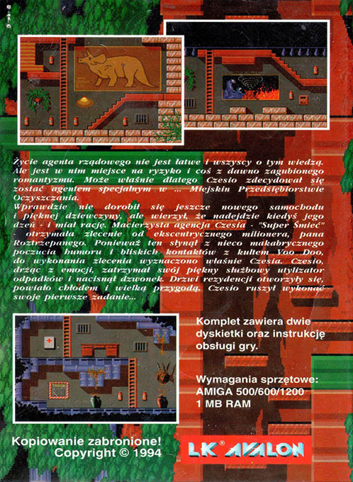 Agent Czesio — box-2D-back (PL)