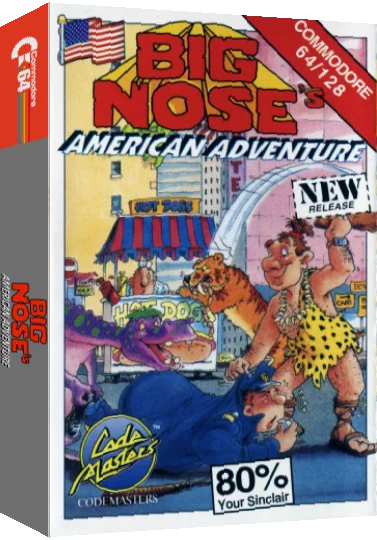 Bignose's USA Adventure — box-3D (EU)