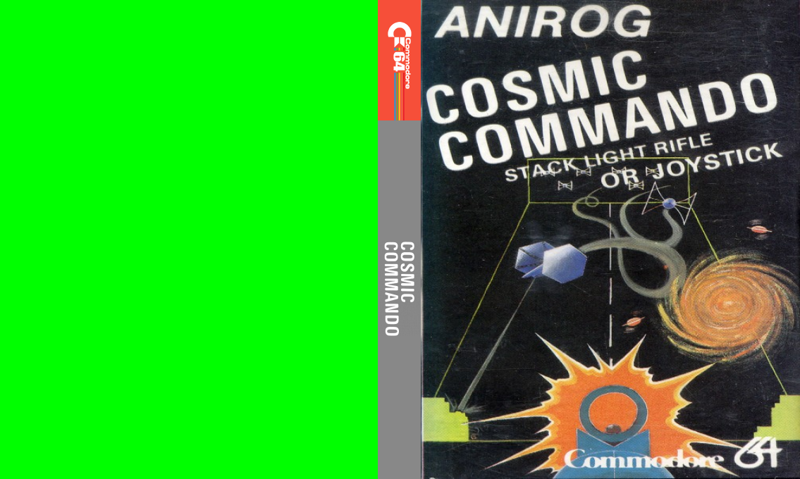 Cosmic Commando — box-texture (EU)
