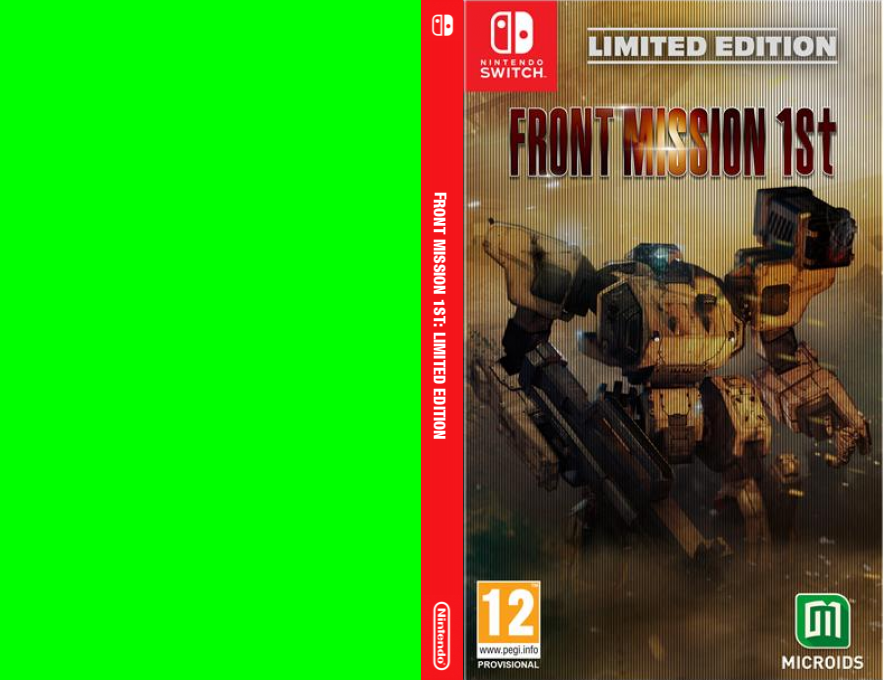Front Mission 1st - Limited Edition — box-texture (EU)