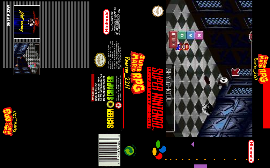 Super Mario RPG : Reserve 22 — box-texture (SS)