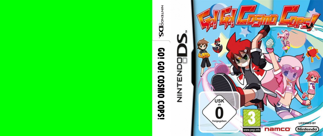 Go! Go! Cosmo Cops! — box-texture (DE)