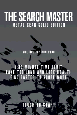 Search Master, The - Metal Gear Solid Edition — sstitle (WOR)