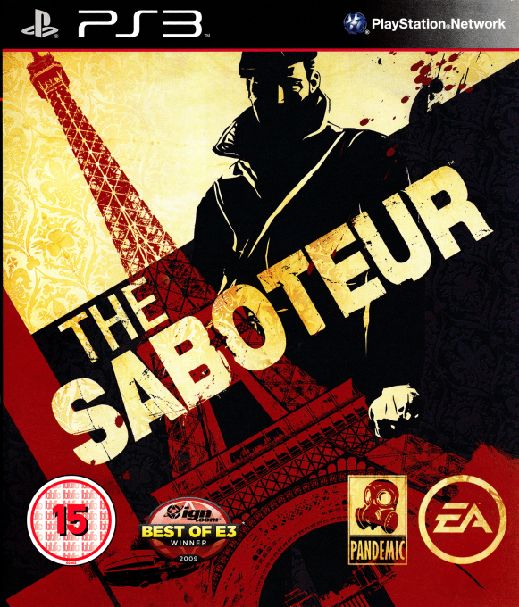 Saboteur, The — box-2D (UK)