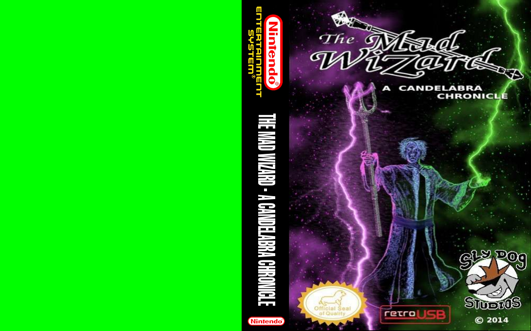 Mad Wizard, The - A Candelabra Chronicle — box-texture (WOR)