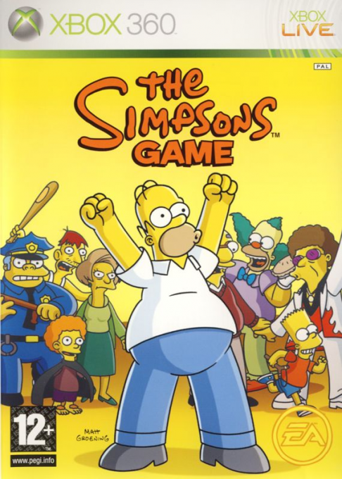 Simpsons Game, The — box-2D (EU)