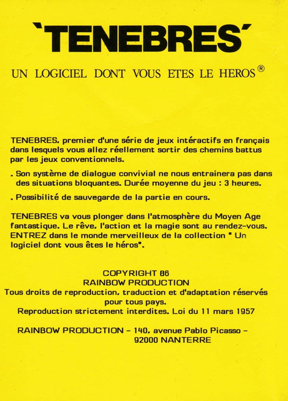 Ténèbres — box-2D-back (FR)