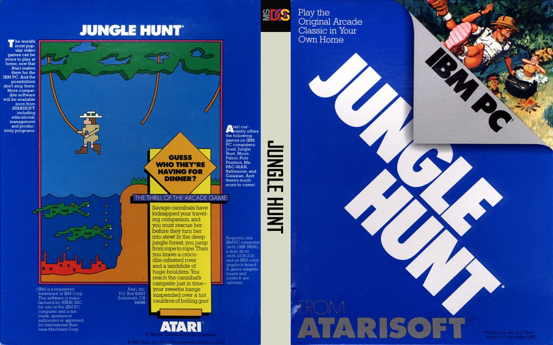 Jungle Hunt — box-texture (US)