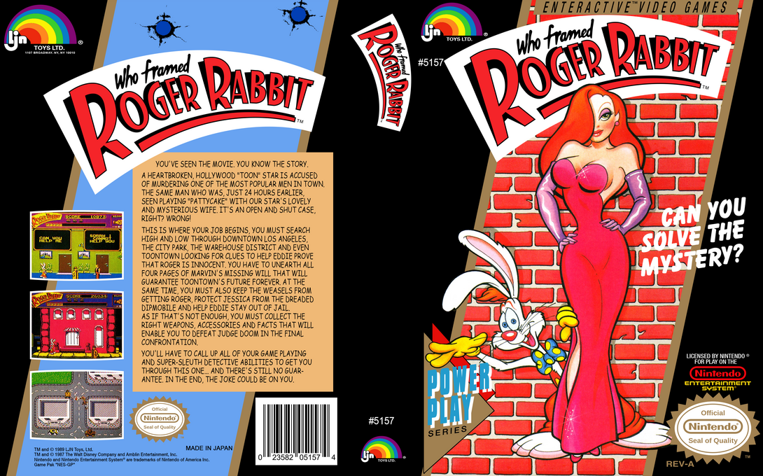 Who Framed Roger Rabbit — box-texture (US)