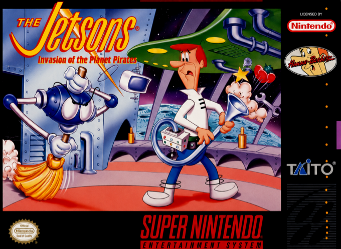 Jetsons - Invasion Of The Planet Pirates, The box art
