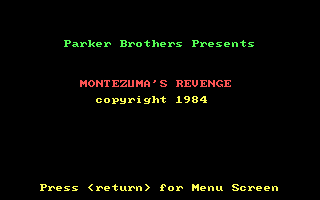 Montezuma's Revenge — sstitle (US)