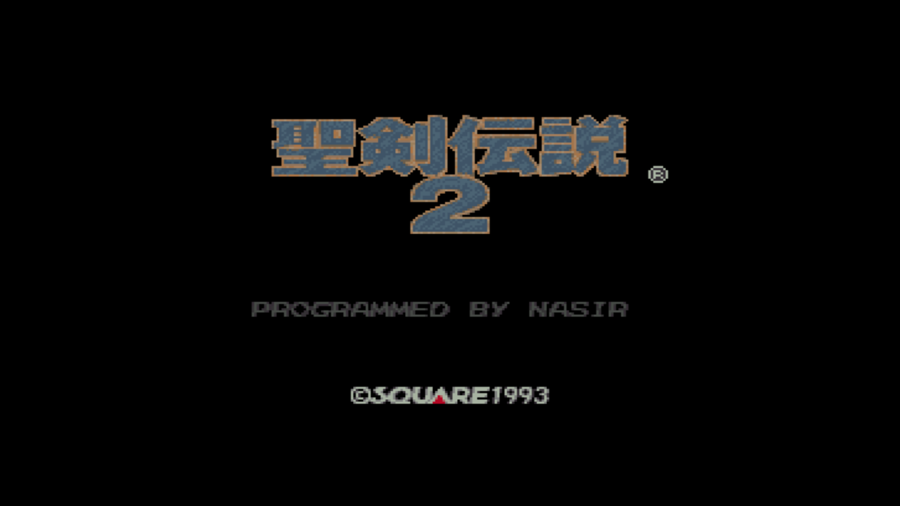 Secret Of Mana — sstitle (JP)