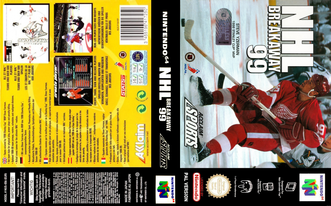 NHL Breakaway 99 — box-texture (EU)