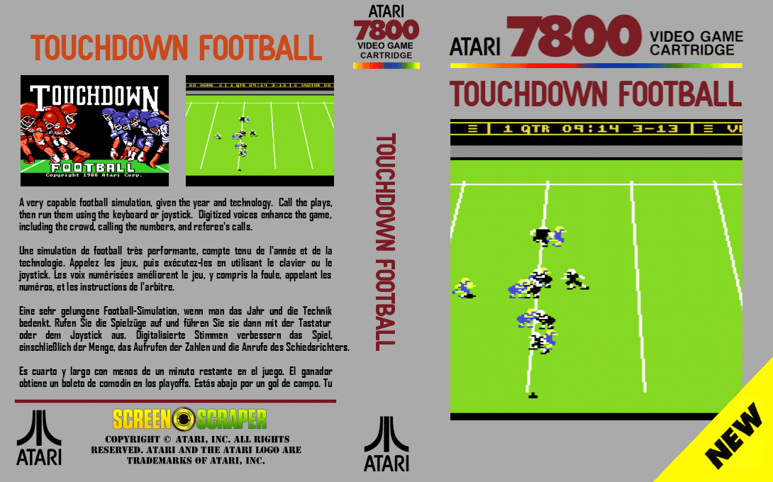 Touchdown Football — box-texture (SS)