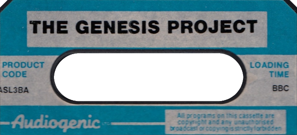The Genesis Project — support-texture (EU)