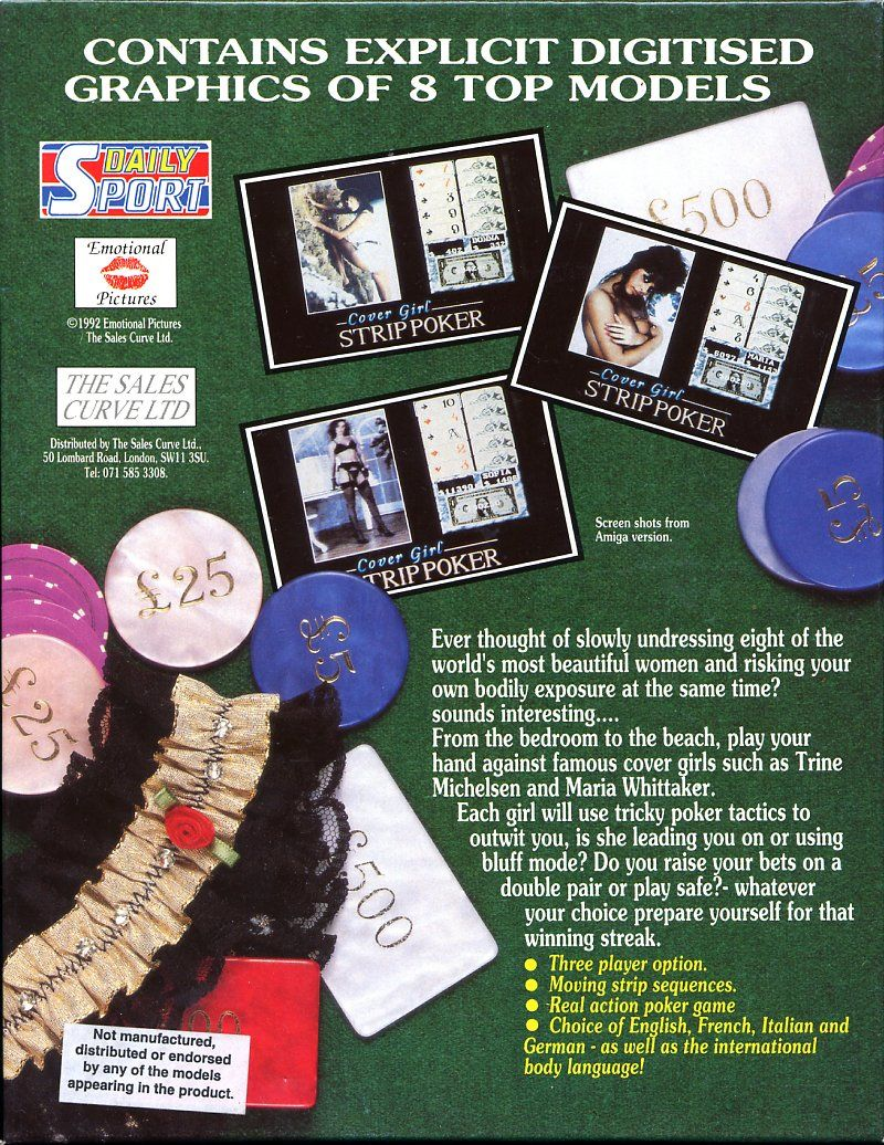 CoverGirl Strip Poker — box-2D-back (EU)