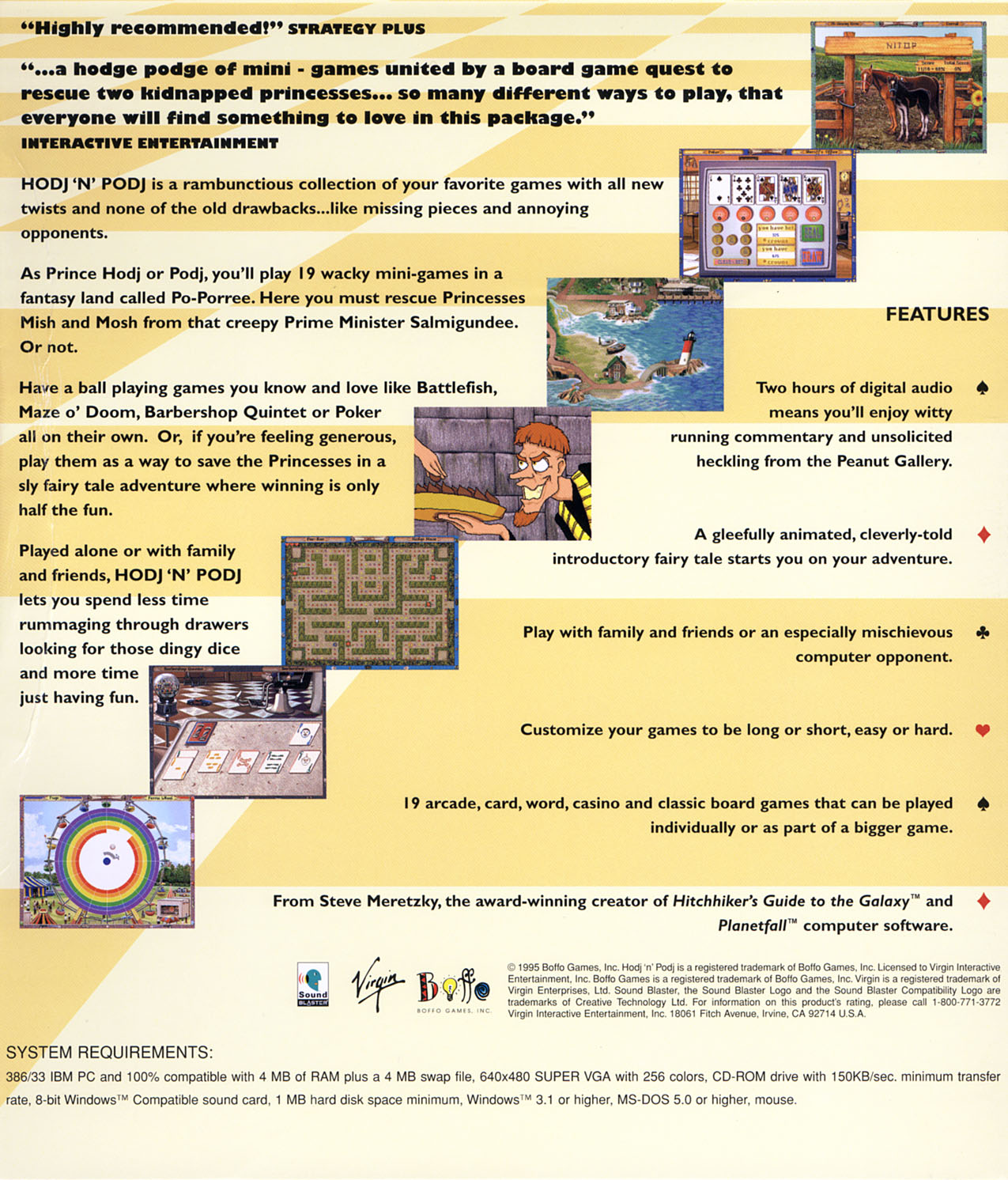 Hodj 'n' Podj — box-2D-back (US)