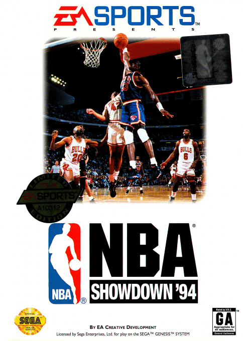 NBA Showdown '94 box art