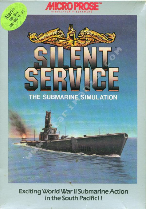 Silent Service — box-2D (EU)