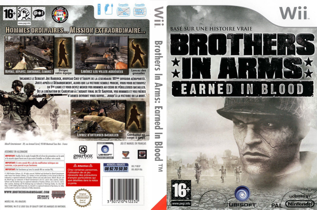 Brothers in Arms - Earned in Blood — box-texture (FR)