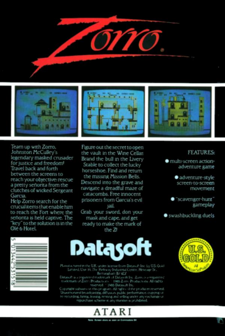 Zorro — box-2D-back (EU)
