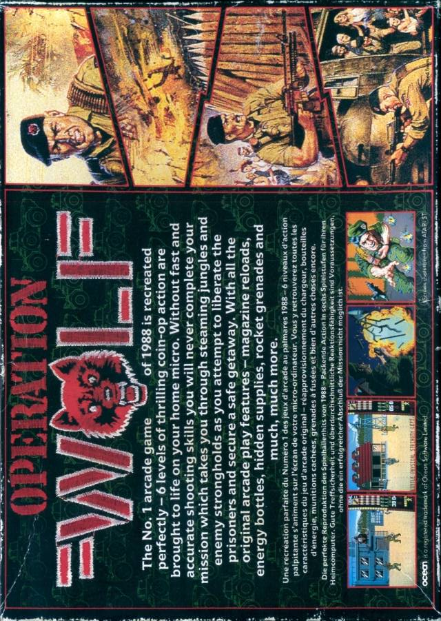 Operation Wolf — box-2D-back (EU)