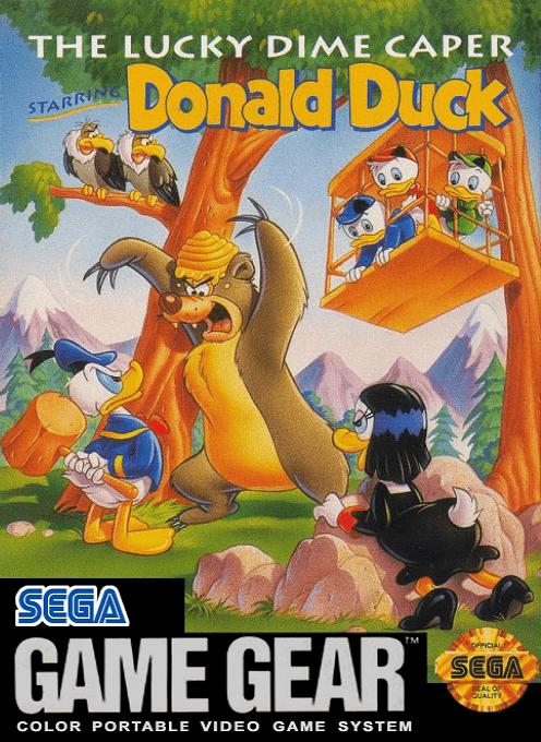 Lucky Dime Caper Starring Donald Duck, The box art