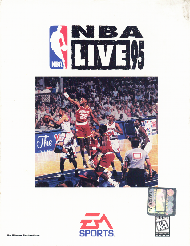 NBA Live 95 box art
