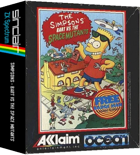 Simpsons - Bart Vs. The Space Mutants, The — box-3D (EU)