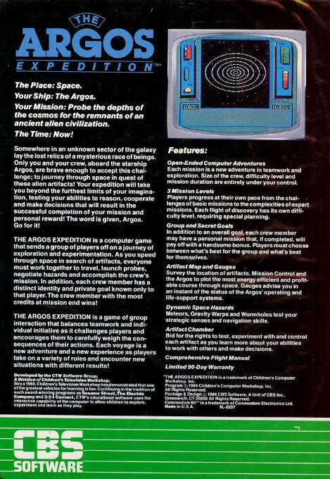 The Argos Expedition — box-2D-back (US)
