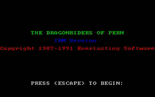 Dragonriders of Pern box art