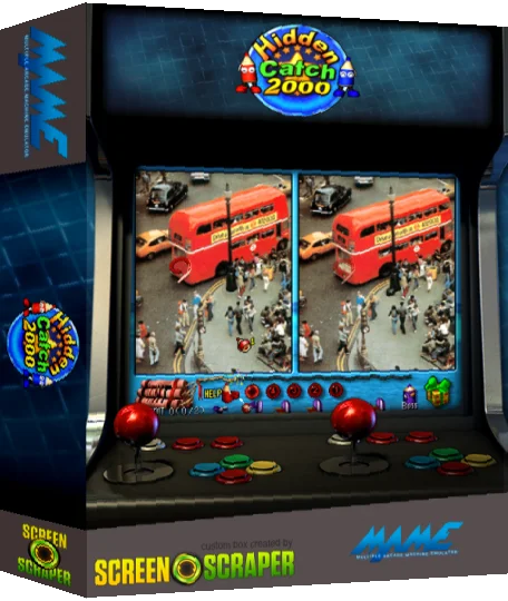 Hidden Catch 2000 — box-3D (SS)