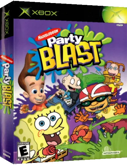 Nickelodeon Party Blast — box-3D (US)