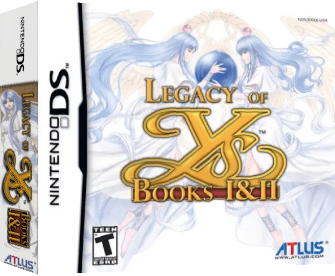 Legacy of Ys - Books I & II — box-3D (US)