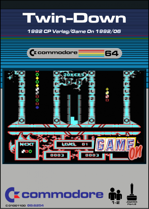 Twin-Down box art