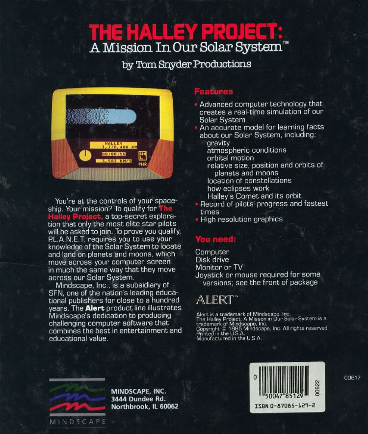 The Halley Project — box-2D-back (WOR)