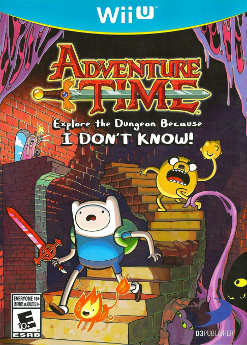 Adventure Time - Explore the Dungeon Because I DON'T KNOW! box art