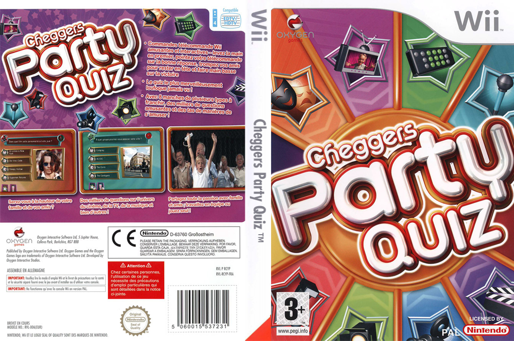 Cheggers Party Quiz — box-texture (FR)