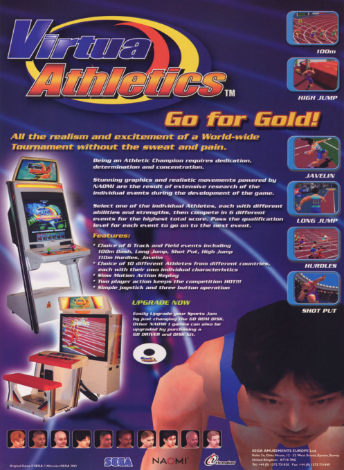 Virtua Athletics box art